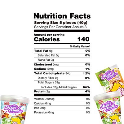 Fruit Shape Vegan Gummy Candy